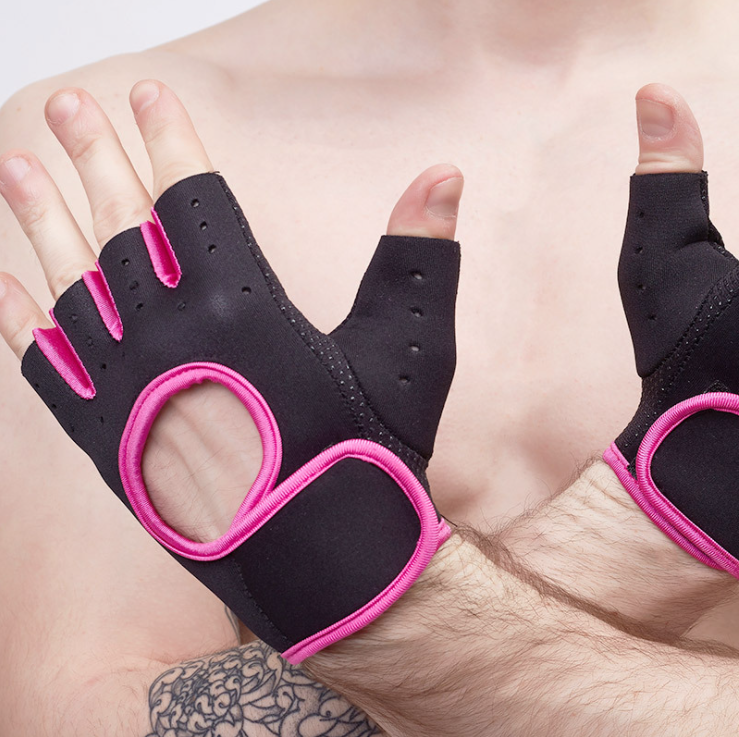 Anti-Slip Half Finger Gym Gloves